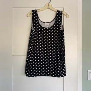 Chico’s NWT polka dot tank top